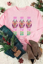 Load image into Gallery viewer, Sequin Nutcracker Long Sleeve Sweatshirt
