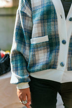 Load image into Gallery viewer, Plaid Button Down Jacket with Pockets
