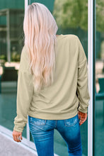 Load image into Gallery viewer, MAMA Leopard Graphic Drop Shoulder Sweatshirt
