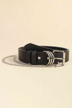 Load image into Gallery viewer, PU Leather Alloy Chain Belt
