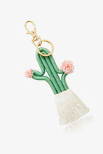 Load image into Gallery viewer, Cactus Keychain with Fringe
