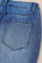 Load image into Gallery viewer, Distressed Frayed Hem Flare Jeans
