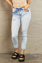 Load image into Gallery viewer, BAYEAS Mid Rise Acid Wash Skinny Jeans
