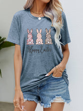 Load image into Gallery viewer, HAPPY EASTER Graphic Short Sleeve Tee

