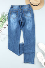Load image into Gallery viewer, It&#39;s All So Simple Distressed Straight Leg Jeans
