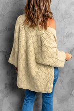 Load image into Gallery viewer, Scalloped Hem Open Front Cardigan
