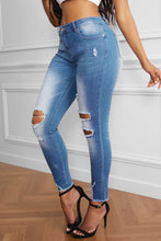 Load image into Gallery viewer, Faded Mid High Rise Jeans
