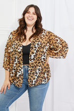 Load image into Gallery viewer, Melody Wild Muse Full Size Animal Print Kimono in Camel
