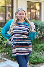 Load image into Gallery viewer, Celeste Design Full Size Striped Long Sleeve Top
