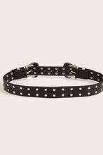 Load image into Gallery viewer, Double Row Studded PU Leather Belt
