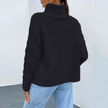 Load image into Gallery viewer, Turtle Neck Long Sleeve Sweater
