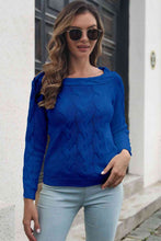 Load image into Gallery viewer, Cable-Knit Long Sleeve Sweater
