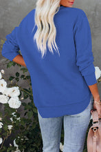 Load image into Gallery viewer, Side Slit Drop Shoulder Sweatshirt
