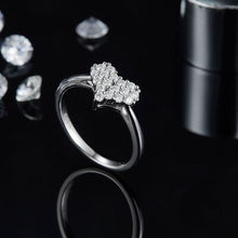 Load image into Gallery viewer, Moissanite 925 Sterling Silver Heart Ring
