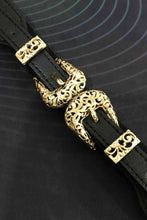 Load image into Gallery viewer, Double Buckle PU Leather Belt

