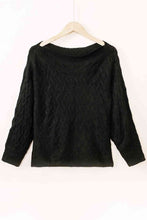 Load image into Gallery viewer, Boat Neck Long Sleeve Sweater
