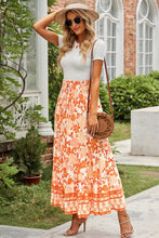 Load image into Gallery viewer, Floral Smocked Tiered Maxi Skirt
