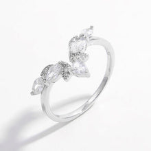 Load image into Gallery viewer, Inlaid Zircon 925 Sterling Silver Ring
