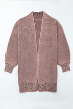 Load image into Gallery viewer, Heathered Open Front Longline Cardigan
