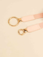 Load image into Gallery viewer, Double Ring Buckle Elastic PU Belt
