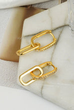 Load image into Gallery viewer, Cubic Zirconia Link Earrings
