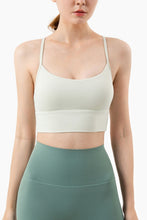 Load image into Gallery viewer, Breathable Racerback Halter Neck Sports Bra
