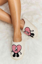 Load image into Gallery viewer, Melody Love Heart Print Plush Slippers
