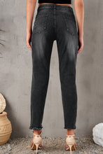 Load image into Gallery viewer, Stylish Distressed Cropped Jeans
