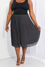 Load image into Gallery viewer, Zenana Full Size Romantic At Heart Pleated Chiffon Midi Skirt
