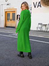 Load image into Gallery viewer, Full Size Collared Open Front Duster Cardigan
