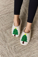 Load image into Gallery viewer, Melody Christmas Tree Cozy Slippers
