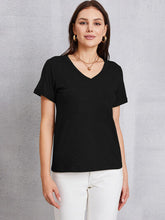 Load image into Gallery viewer, V-Neck Short Sleeve T-Shirt
