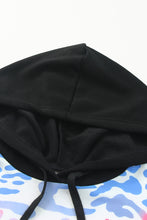 Load image into Gallery viewer, Leopard Print Dropped Shoulder Hoodie
