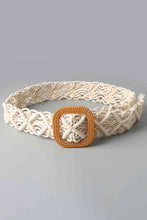 Load image into Gallery viewer, Wide Braid Belt with Resin Buckle
