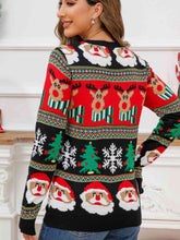 Load image into Gallery viewer, Christmas Theme Round Neck Sweater
