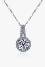 Load image into Gallery viewer, Build You Up Moissanite Round Pendant Chain Necklace
