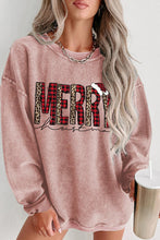 Load image into Gallery viewer, MERRY CHRISTMAS Round Neck Long Sleeve Sweatshirt
