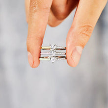 Load image into Gallery viewer, Heart Shape Inlaid Zircon Enamel Ring
