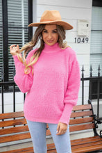 Load image into Gallery viewer, Turtle Neck Long Sleeve Pullover Sweater
