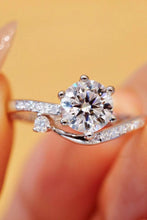 Load image into Gallery viewer, It&#39;s All Love 1 Carat Moissanite Bypass Ring
