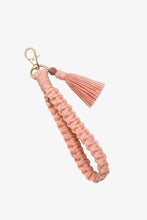 Load image into Gallery viewer, Wristlet Keychain with Tassel
