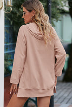 Load image into Gallery viewer, Side Slit Raglan Sleeve Hoodie
