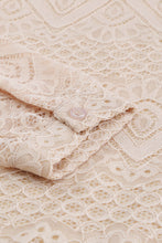 Load image into Gallery viewer, Ruffled Lace Mock Neck Blouse
