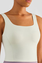 Load image into Gallery viewer, Square Neck Cropped Sports Tank
