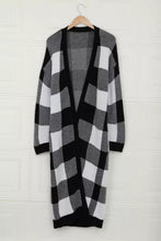 Load image into Gallery viewer, Buffalo Plaid Duster Cardigan
