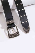 Load image into Gallery viewer, Double Row Studded PU Leather Belt
