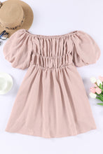 Load image into Gallery viewer, Off-Shoulder Balloon Sleeve Mini Dress
