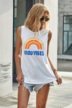 Load image into Gallery viewer, GOOD VIBES Round Neck Tank

