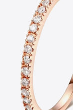 Load image into Gallery viewer, Heartbeat Rhythm 18K Gold Plated Moissanite Ring
