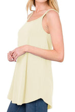 Load image into Gallery viewer, Full Size Spaghetti Strap V-Neck Flowy Tunic Cami

